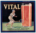 SPTS1034L, Vital Orange Jui Advert A4 Photo Print