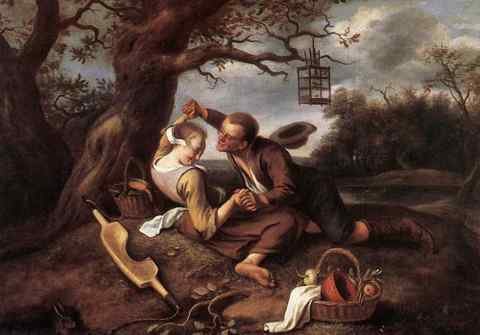STEEN Jan Merry Couple A4 Photo Print