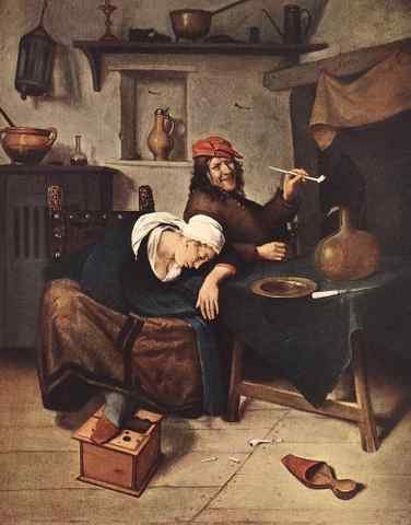 STEEN Jan The Drinker A4 Photo Print