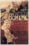 STOB1010, La Boheme  Advert A4 Photo Print