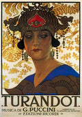 STOB1013, Turandot  Advert A4 Photo Print