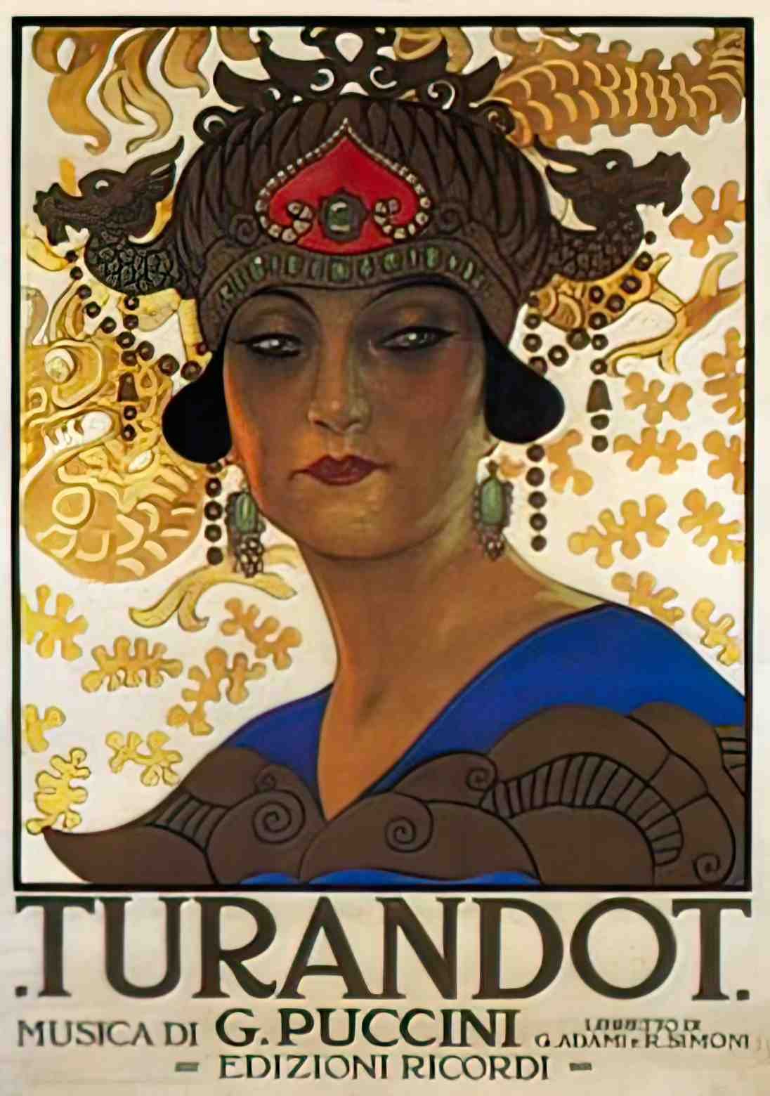 STOB1013, Turandot  Advert A4 Photo Print