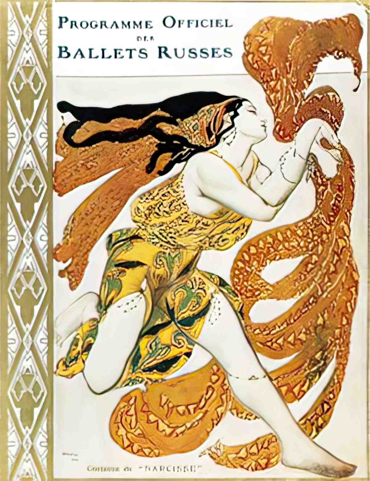 STOB1033, Leon Bakst, Balle Advert A4 Photo Print