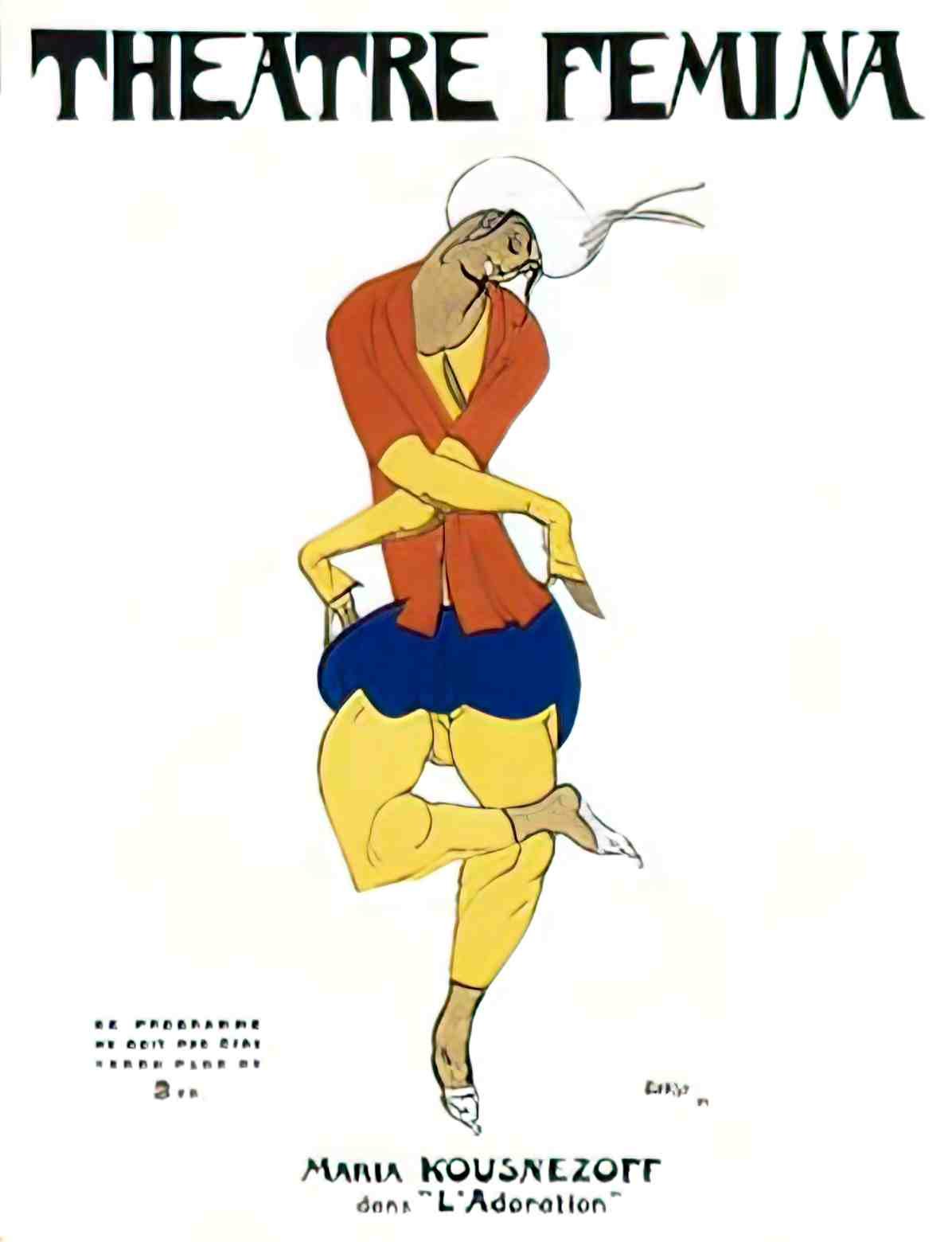 STOB1035, Leon Bakst, Spect Advert A4 Photo Print