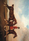STUBBS George William Anderson With Two Saddle horses 35 mm A4 Photo Print