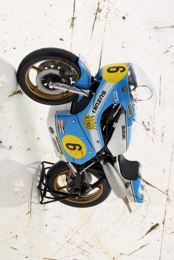 SUZUKI RG 500 XR 14 BARRY SHEENE aged A4 Photo Print