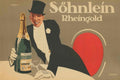Söhnlein Rheingold Champagne Vintage Retro Advert Poster