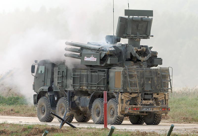 Sa22 Greyhound Pantsir S1 Air Defense Vehicle Russia A4 Photo Print