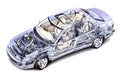 Saab 9 5 Sedan 1997 cutaway A4 Photo Print