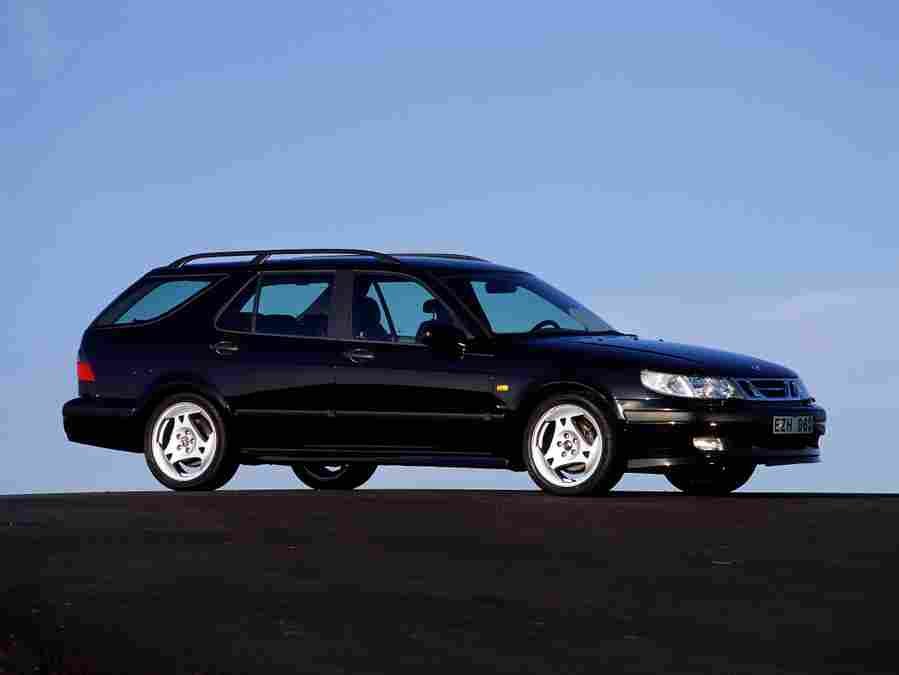Saab 9 5 Sportcombi 5578 3 Car A4 Photo Print