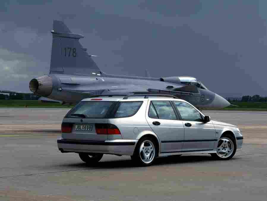 Saab 9 5 Sportcombi 5578 30 Car A4 Photo Print