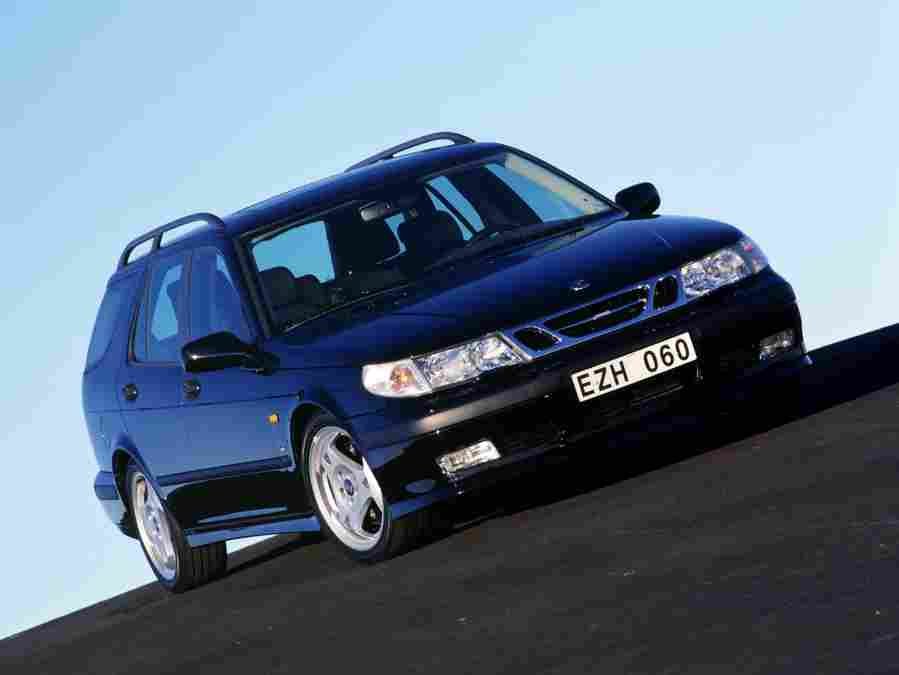 Saab 9 5 Sportcombi 5578 6 Car A4 Photo Print