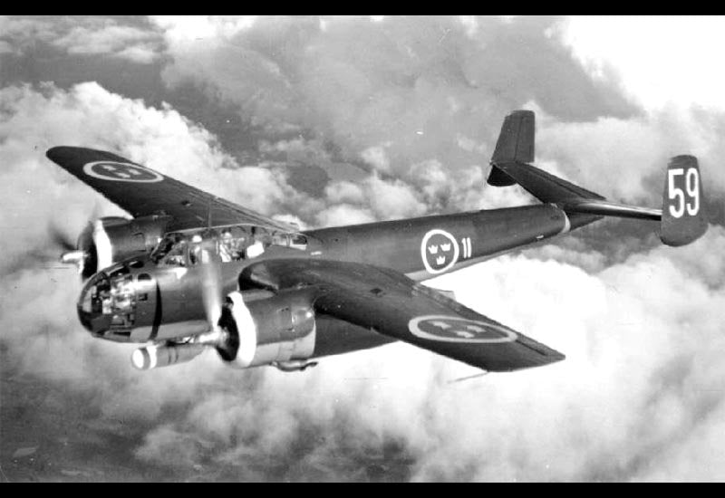 Saab B18 Medium Bomber Sweden A4 Photo Print