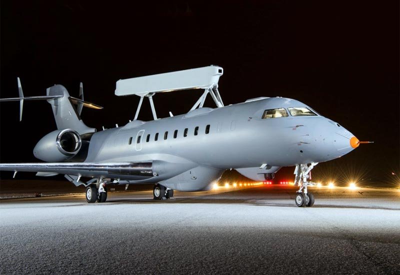 Saab Globaleye Awacs Special Mission Aircraft Sweden A4 Photo Print