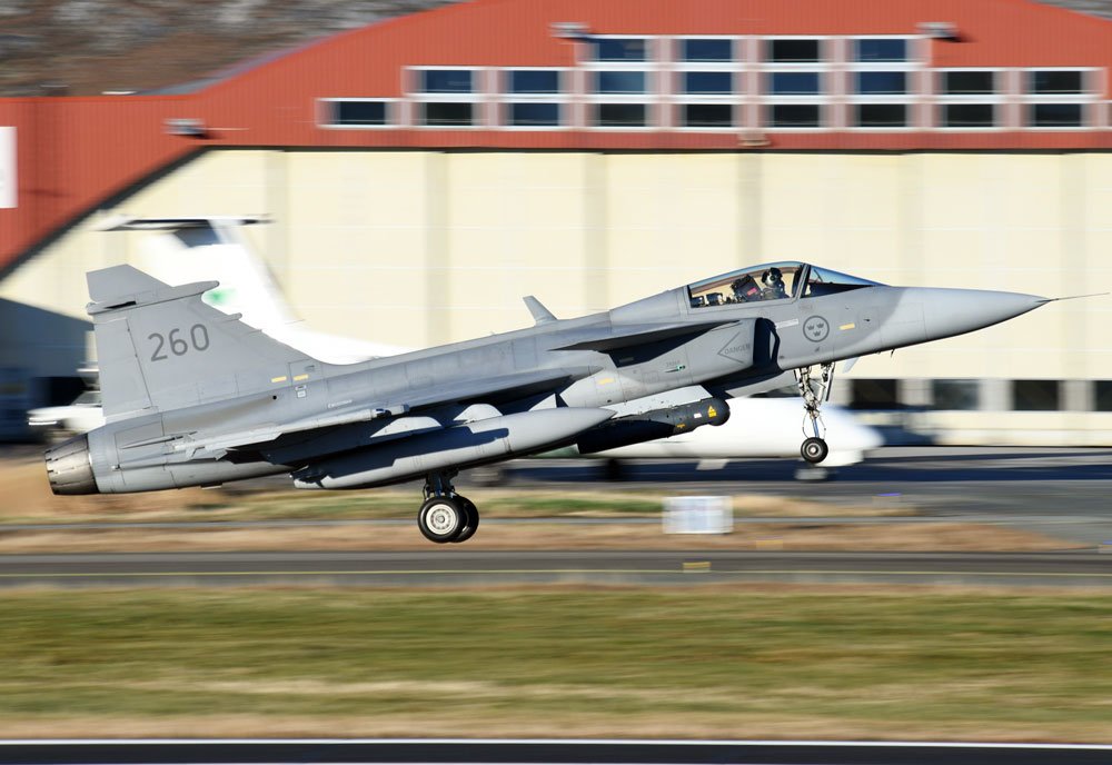 Saab Jas39 Gripen Lightweight Multirole Fighter Sweden 10 A4 Photo Print
