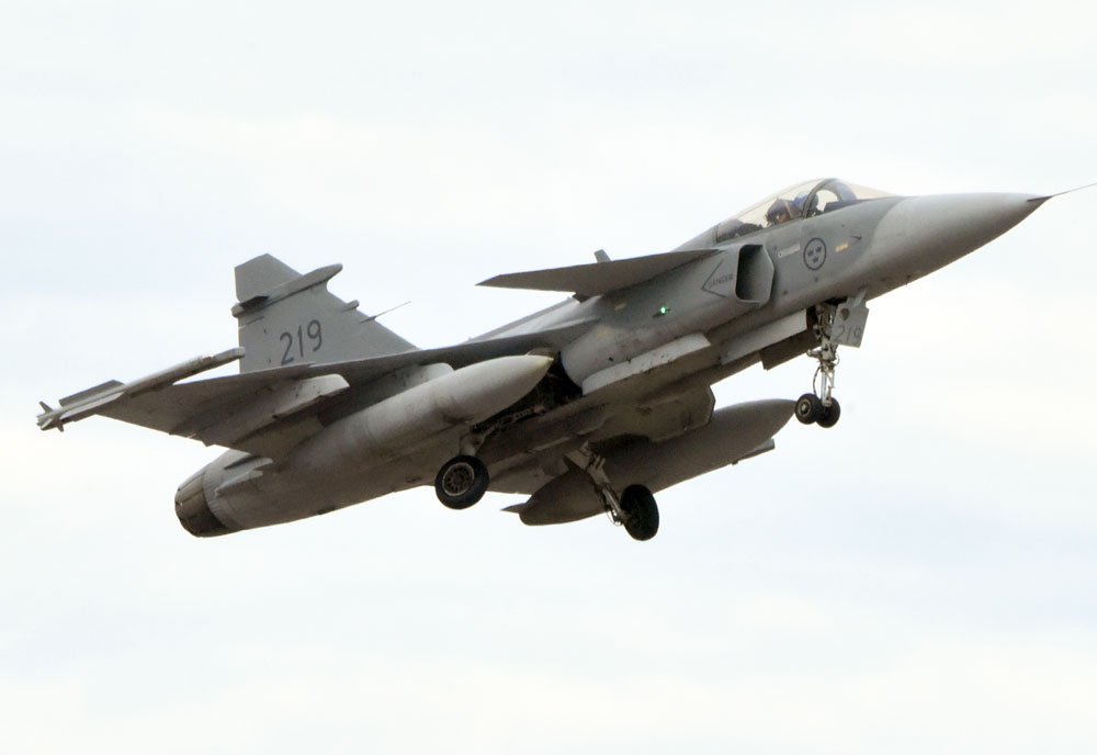 Saab Jas39 Gripen Lightweight Multirole Fighter Sweden 11 A4 Photo Print