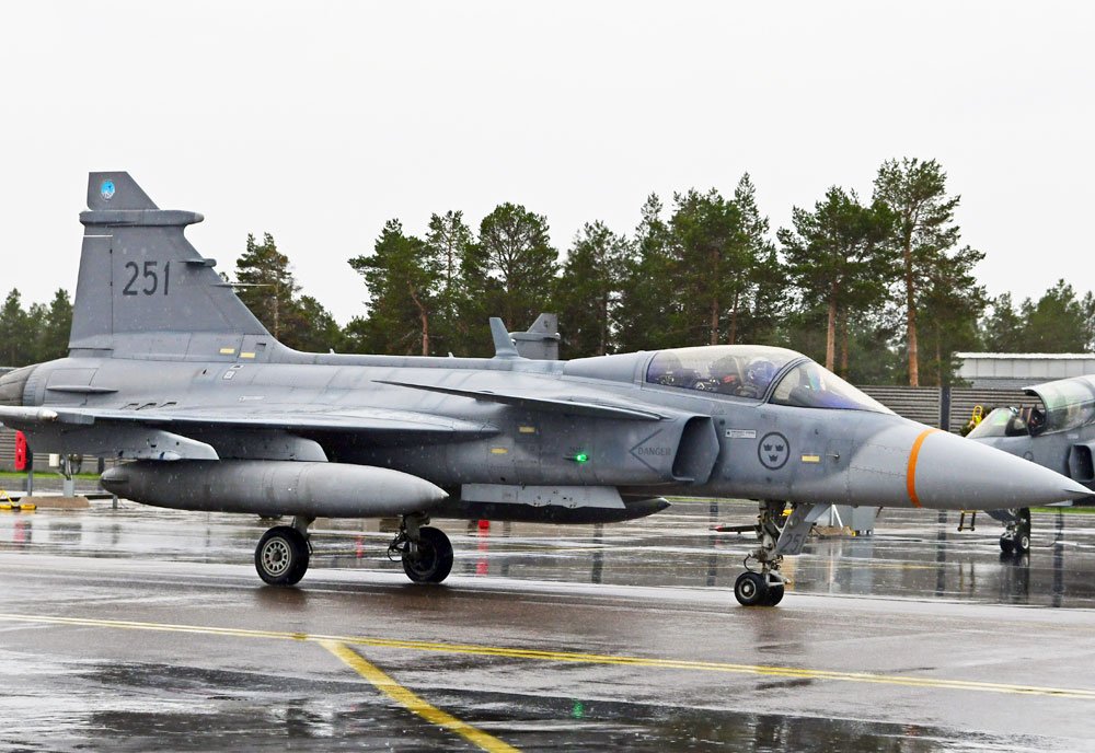 Saab Jas39 Gripen Lightweight Multirole Fighter Sweden 13 A4 Photo Print