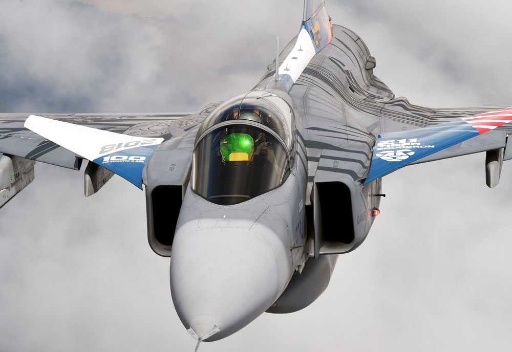 Saab Jas39 Gripen Lightweight Multirole Fighter Sweden 14 A4 Photo Print