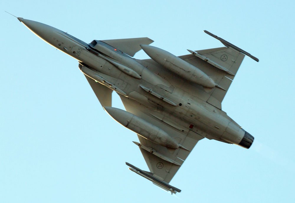 Saab Jas39 Gripen Lightweight Multirole Fighter Sweden 15 A4 Photo Print