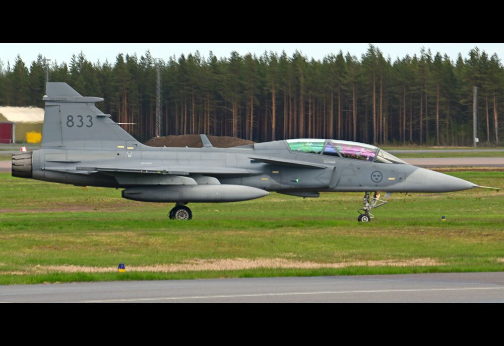 Saab Jas39 Gripen Lightweight Multirole Fighter Sweden 22 A4 Photo Print