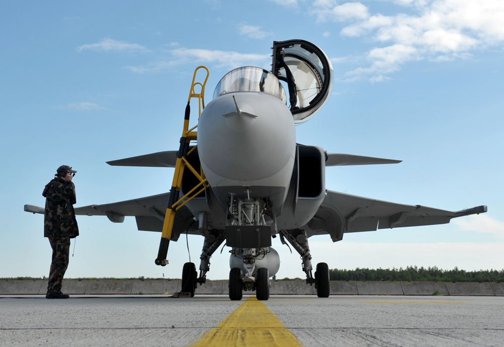 Saab Jas39 Gripen Lightweight Multirole Fighter Sweden 26 A4 Photo Print