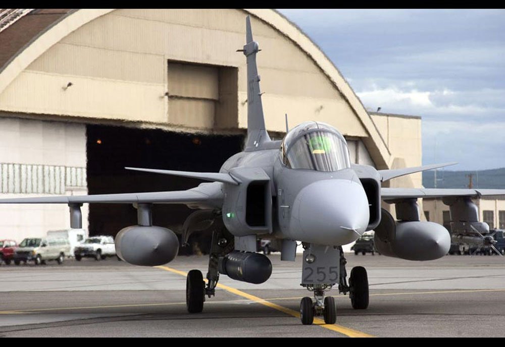 Saab Jas39 Gripen Lightweight Multirole Fighter Sweden 28 A4 Photo Print