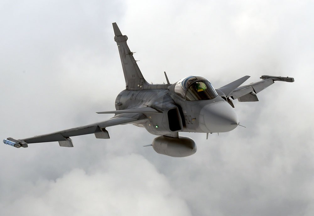 Saab Jas39 Gripen Lightweight Multirole Fighter Sweden 5 A4 Photo Print