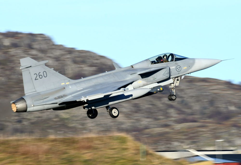 Saab Jas39 Gripen Lightweight Multirole Fighter Sweden 8 A4 Photo Print