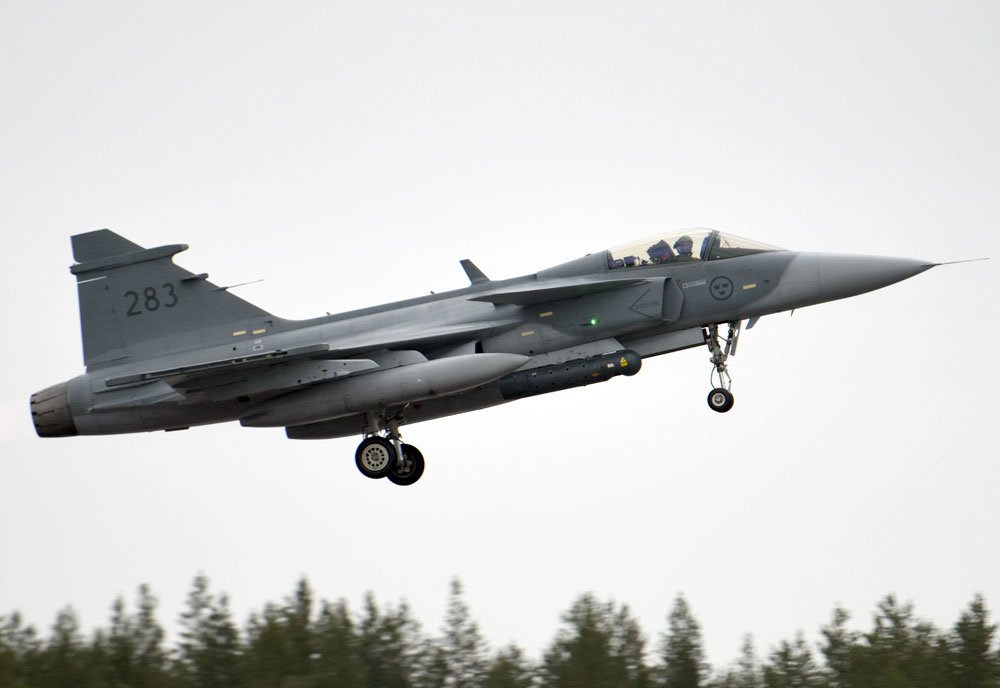 Saab Jas39 Gripen Lightweight Multirole Fighter Sweden 9 A4 Photo Print