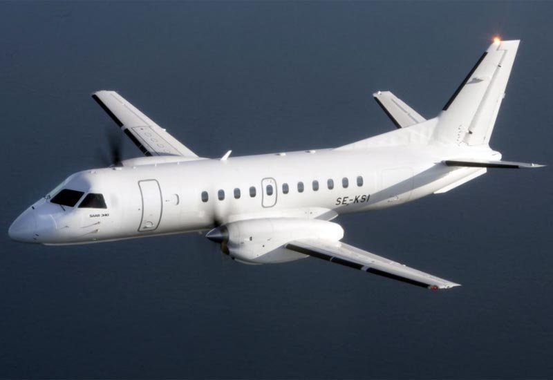 Saab Model 340 Aircraft Sweden 3 A4 Photo Print