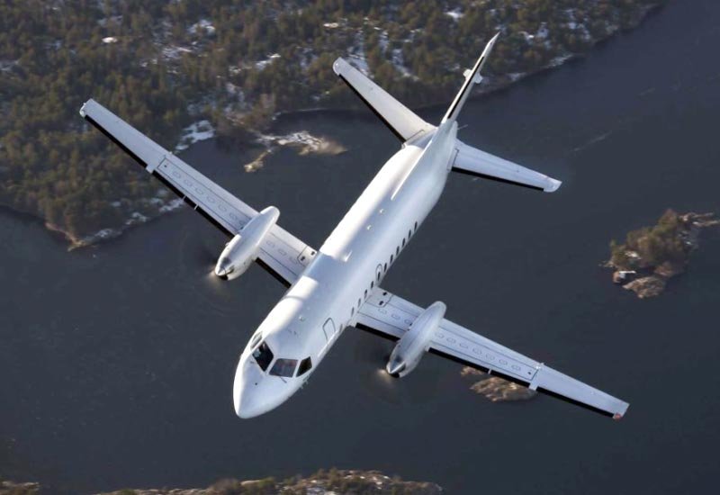 Saab Model 340 Aircraft Sweden 4 A4 Photo Print