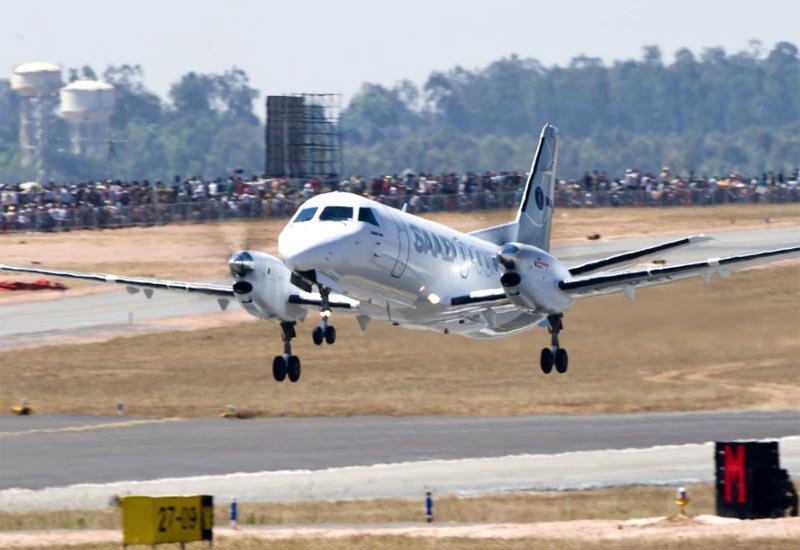 Saab Model 340 Aircraft Sweden A4 Photo Print