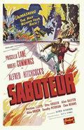 Saboteur 01  film star poster A4 Photo Print