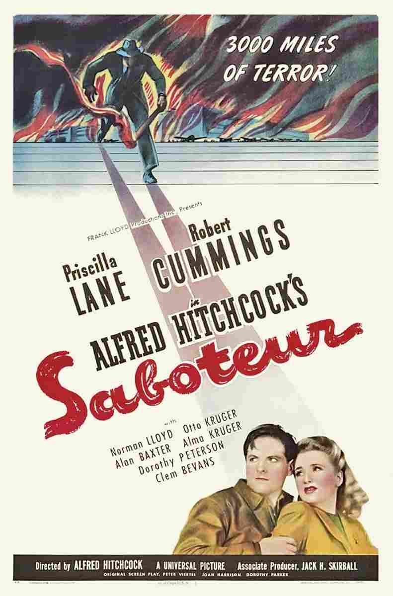 Saboteur 04  film star poster A4 Photo Print