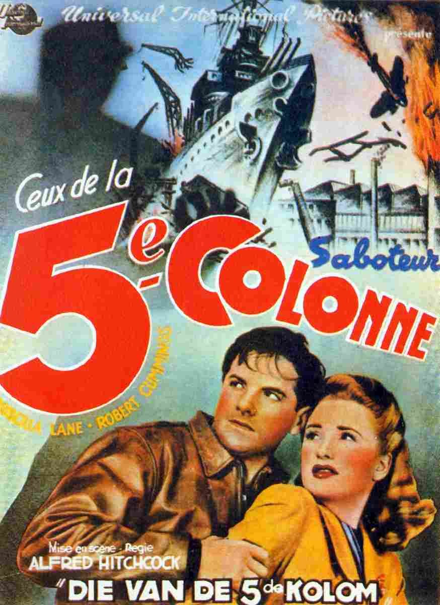Saboteur 05  film star poster A4 Photo Print