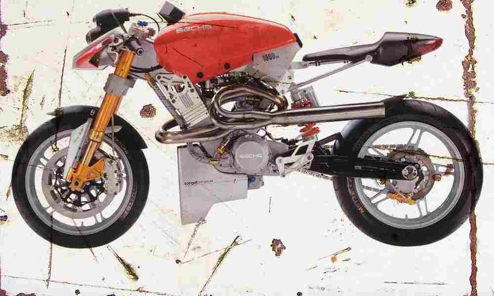 Sachs 1000Beast 2002 Aged Vintage A4 Photo Print