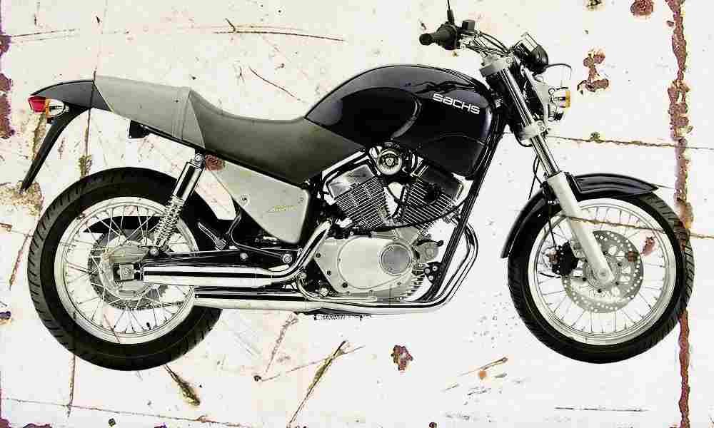 Sachs 125 V2 2001 Aged Vintage A4 Photo Print