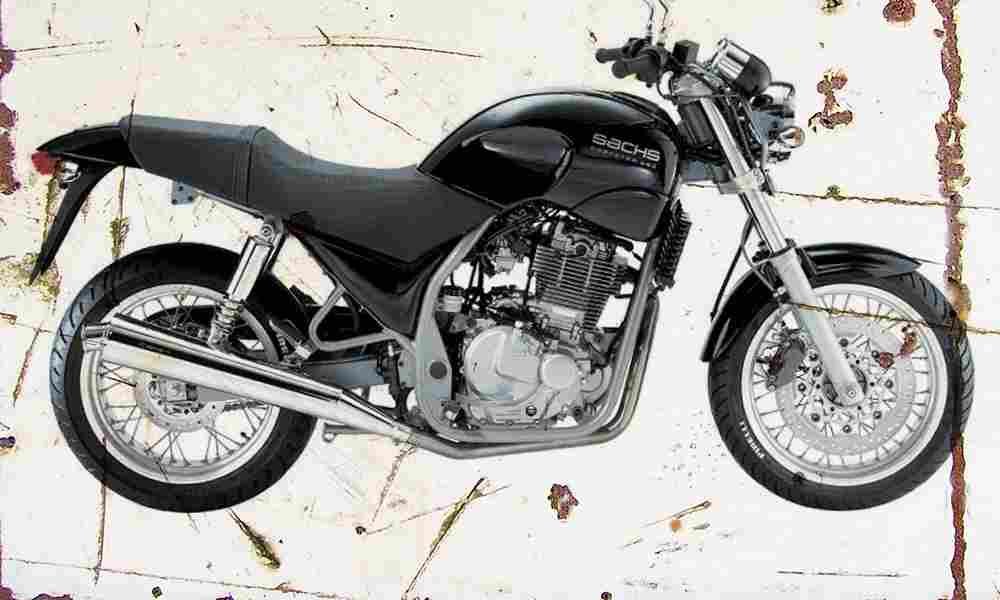 Sachs Roadster650 2001 Aged Vintage A4 Photo Print