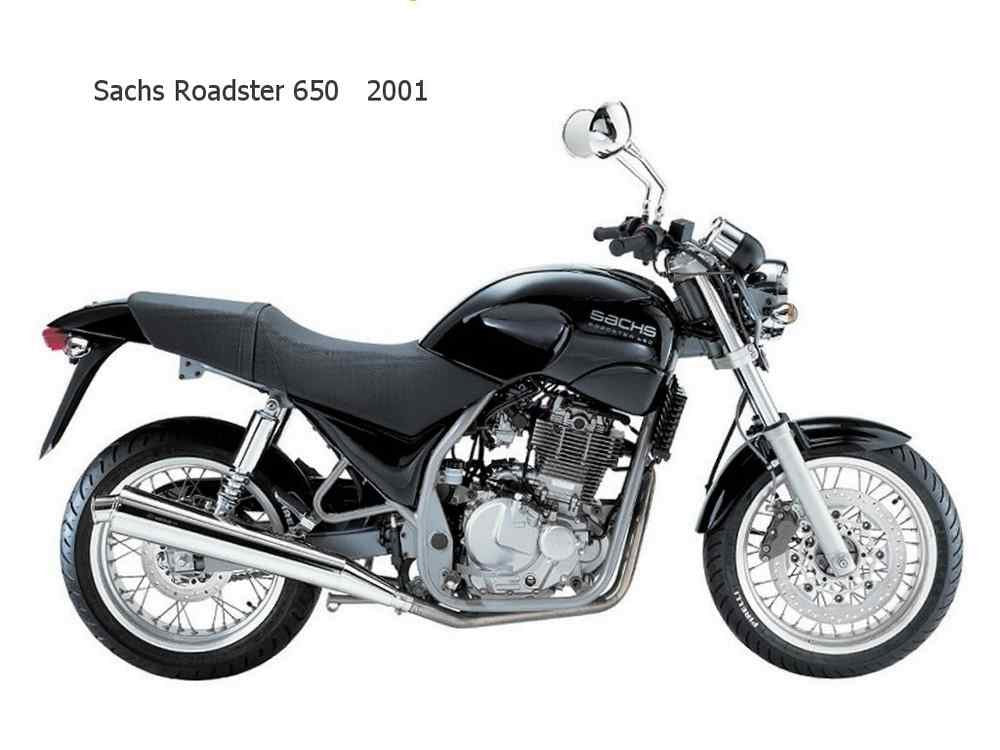 Sachs Roadster650 2001 motorbike A4 Photo Print