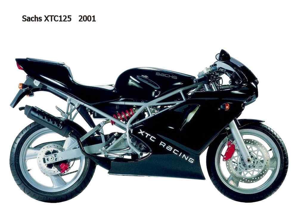 Sachs XTC125 2001 motorbike A4 Photo Print