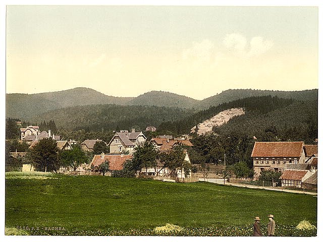 Sachsa Hartz Vintage A4 Photo Print