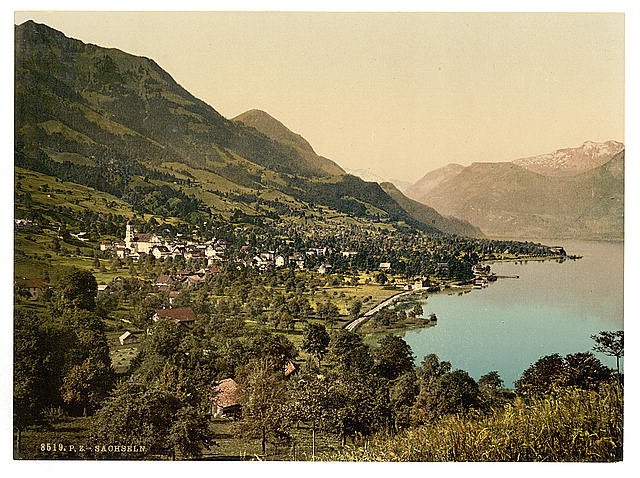 Sachseln Unterwald Vintage A4 Photo Print