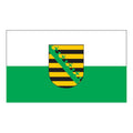 Sachsen Flag N238 A4 Photo Print