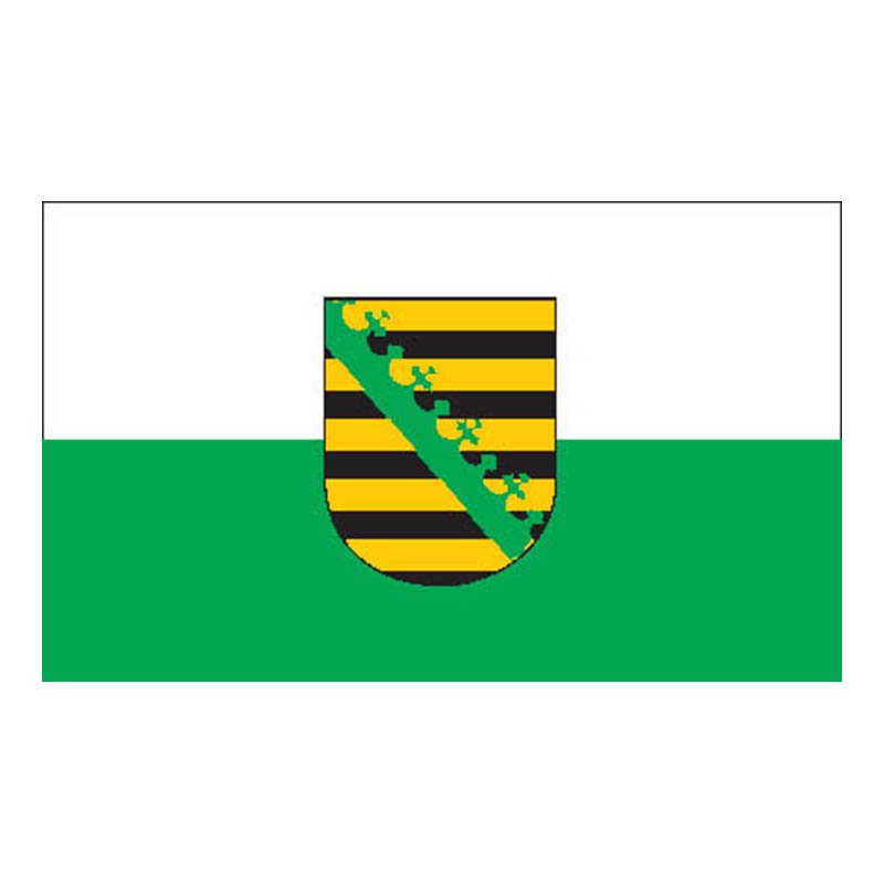 Sachsen Flag N238 A4 Photo Print