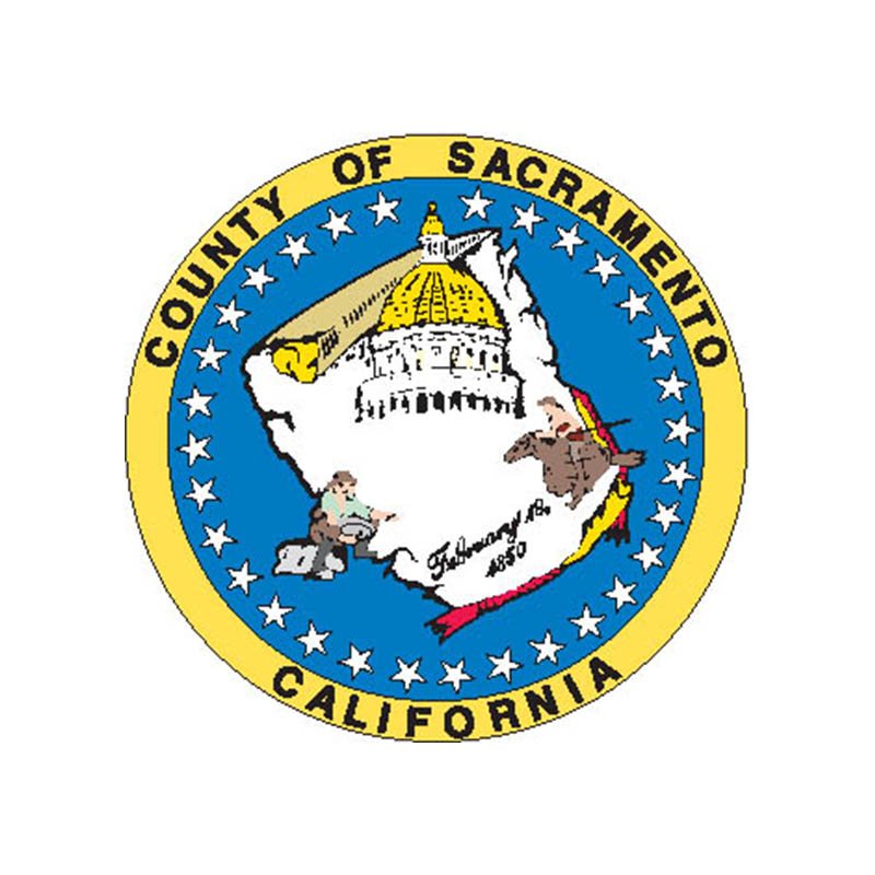 Sacramento County Seal N5096 A4 Photo Print