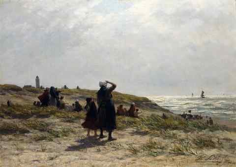 Sadee Philip Lodewijk Jacob Frederik The Return Of The Fishing Fleet Katwijk A4 Photo Print