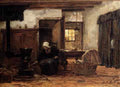 Sadee Philip Lodewijk Jacob Lighting The Stove A4 Photo Print