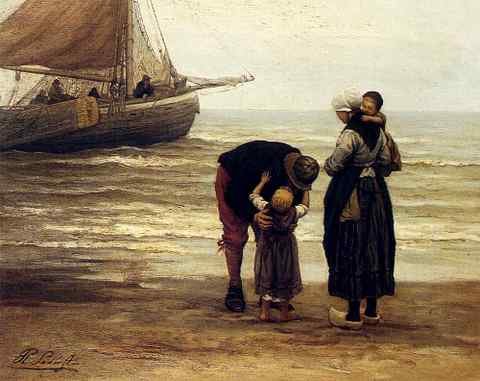 Sadee Philippe A Fishermans Goodbye A4 Photo Print