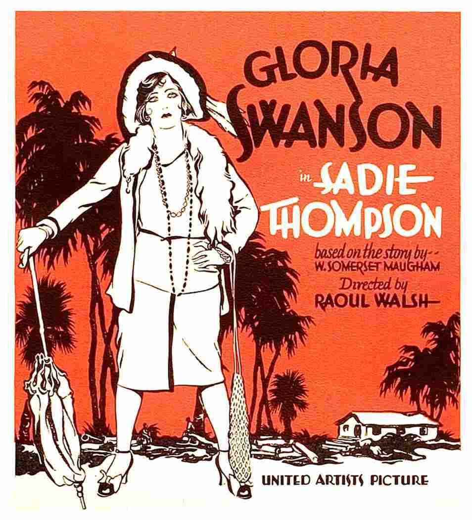 Sadie Thompson 10  film star poster A4 Photo Print