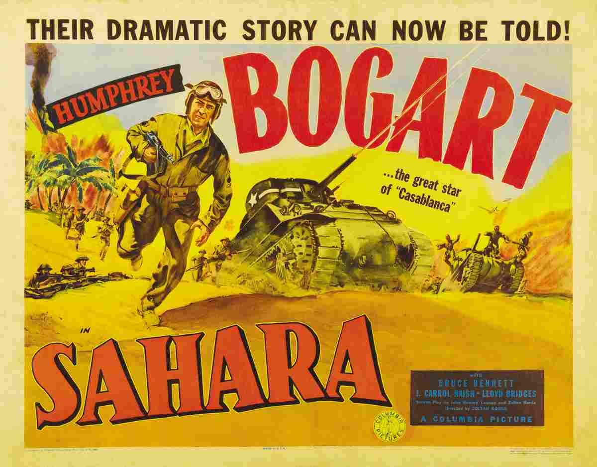 Sahara 1943 02  film star poster A4 Photo Print